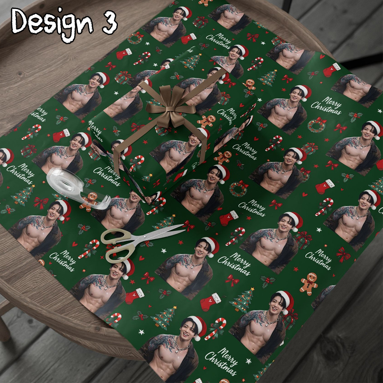 NA - Christmas Hot JK Matte Wrapping Papers (LF) - Image 4