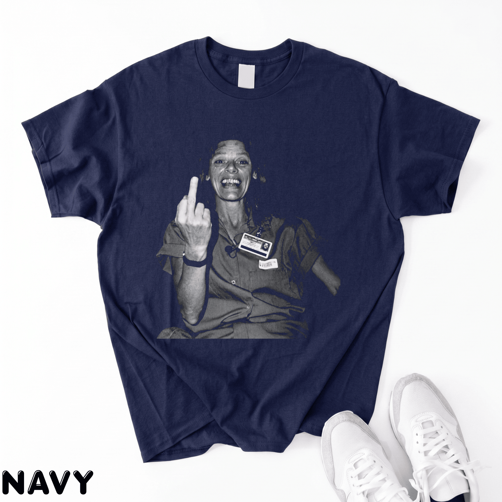Aileen Wuornos Middle Finger Shirts - Image 13