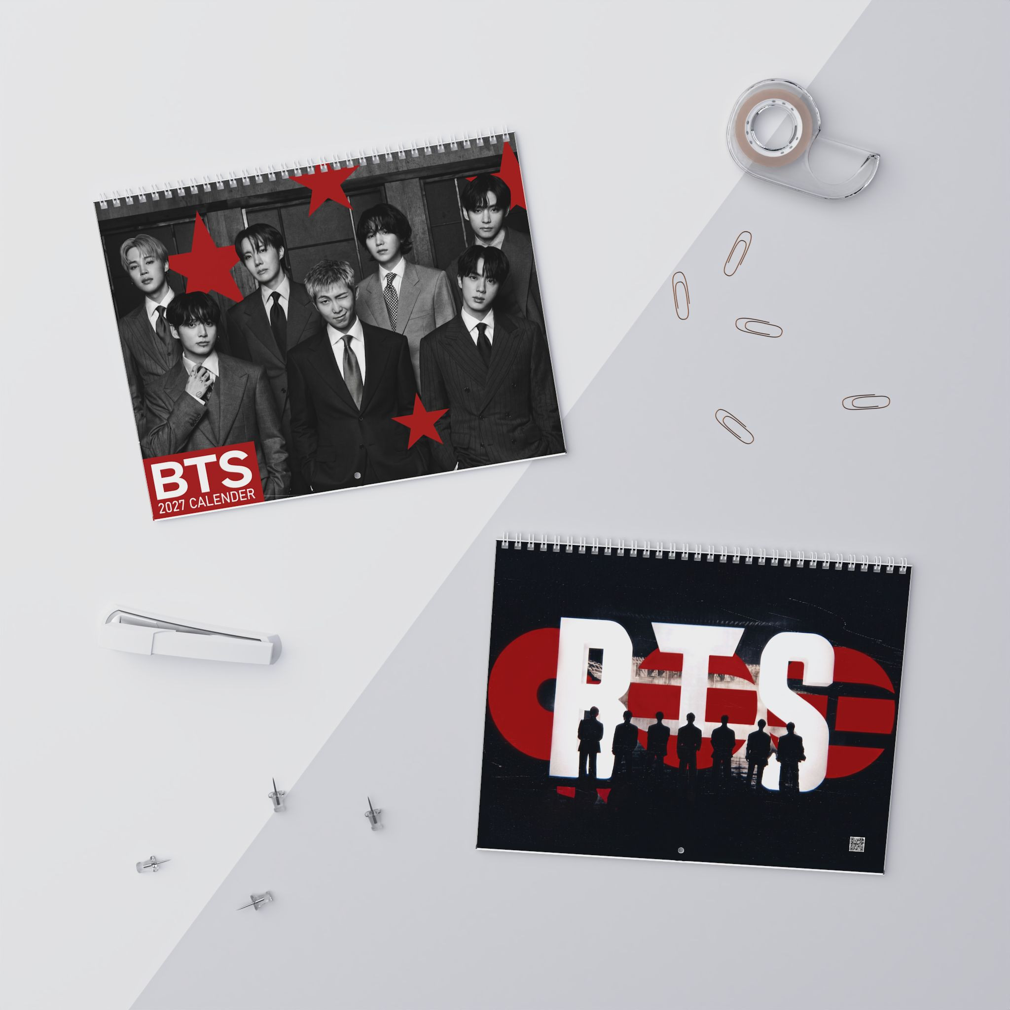 TA - BTS 2027 Wall Calendar , Bangtan OT7 Calendar