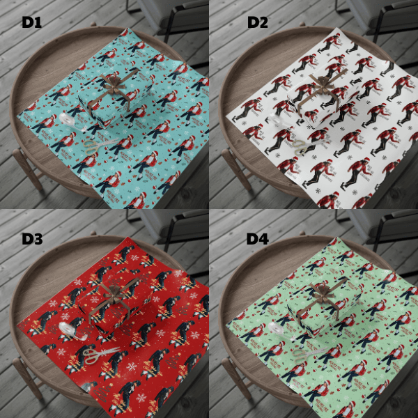 TA - Michael Jackson Christmas Matte Wrapping Paper
