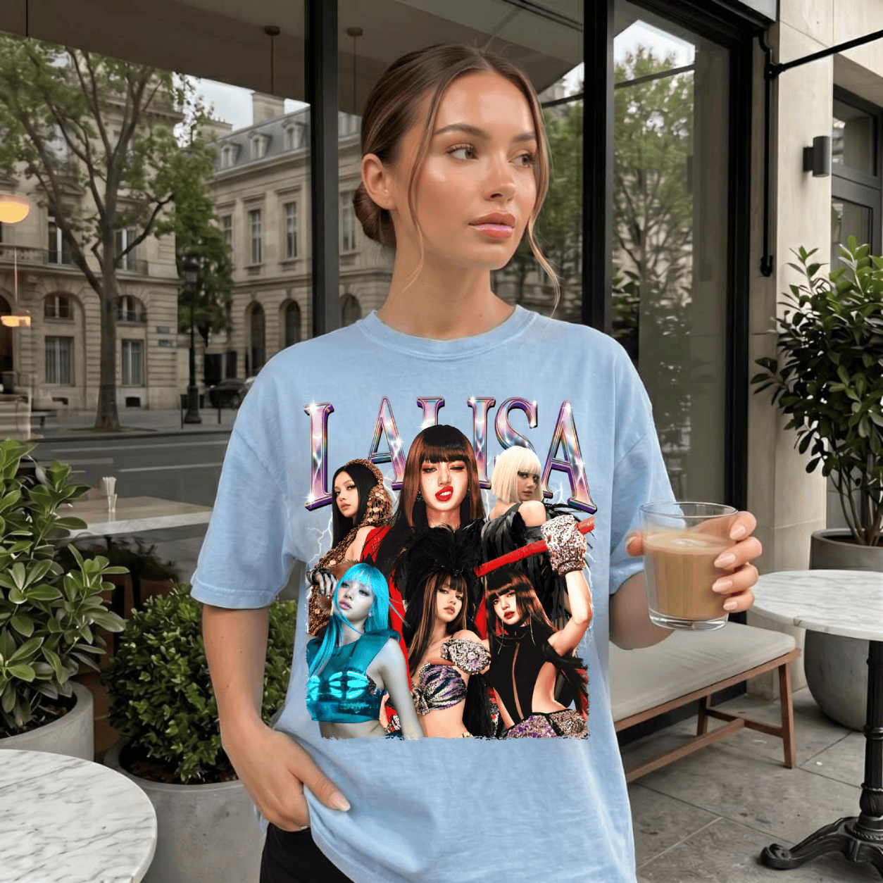 HN - Lalisa Sawadika Kpop Shirts - Image 5