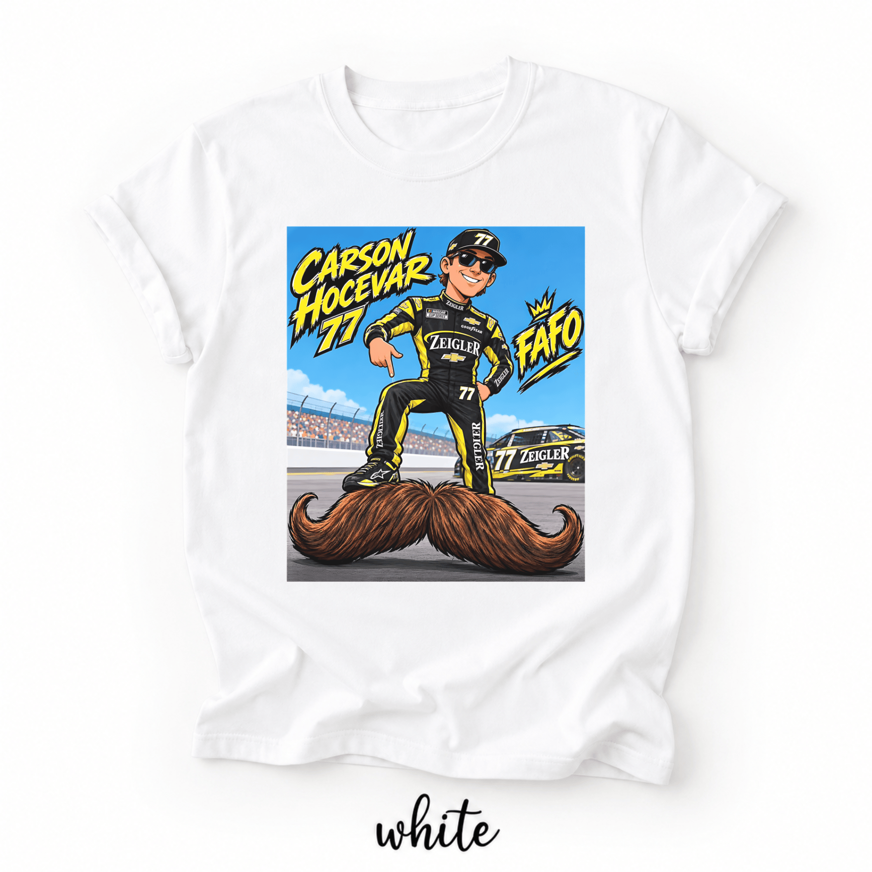 Carson Hocevar 77 Shirt - Image 4