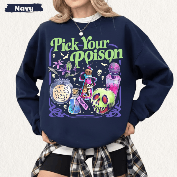 TA - Pick Your Poison Shirt Princess Halloween T-shirt - Image 4