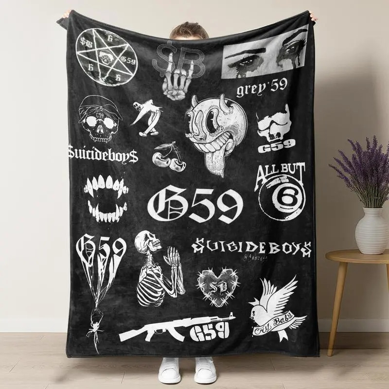 TT - Suicideboys G59 Flannel Fleece Blanket, Soft Fleece, Classic Retro Bedroom Decor