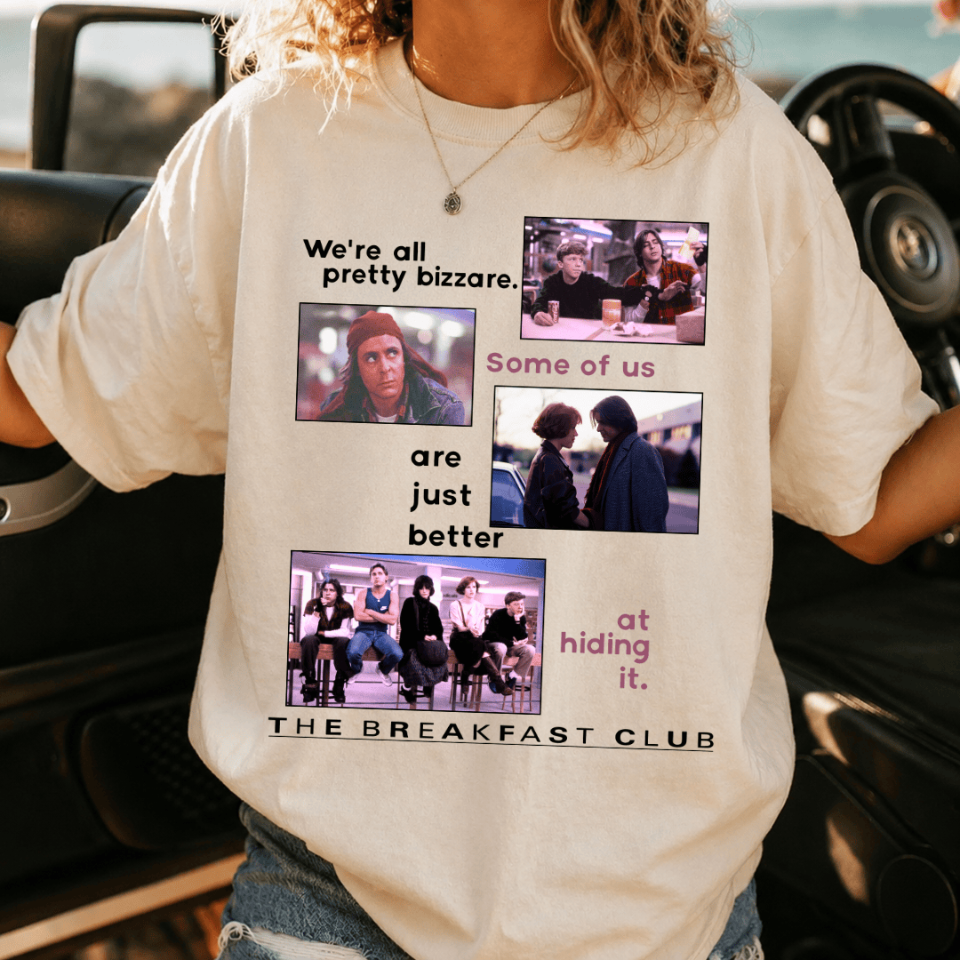 TT - The Breakfast Club Movie T-Shirt, Retro Film Shirt - Image 3