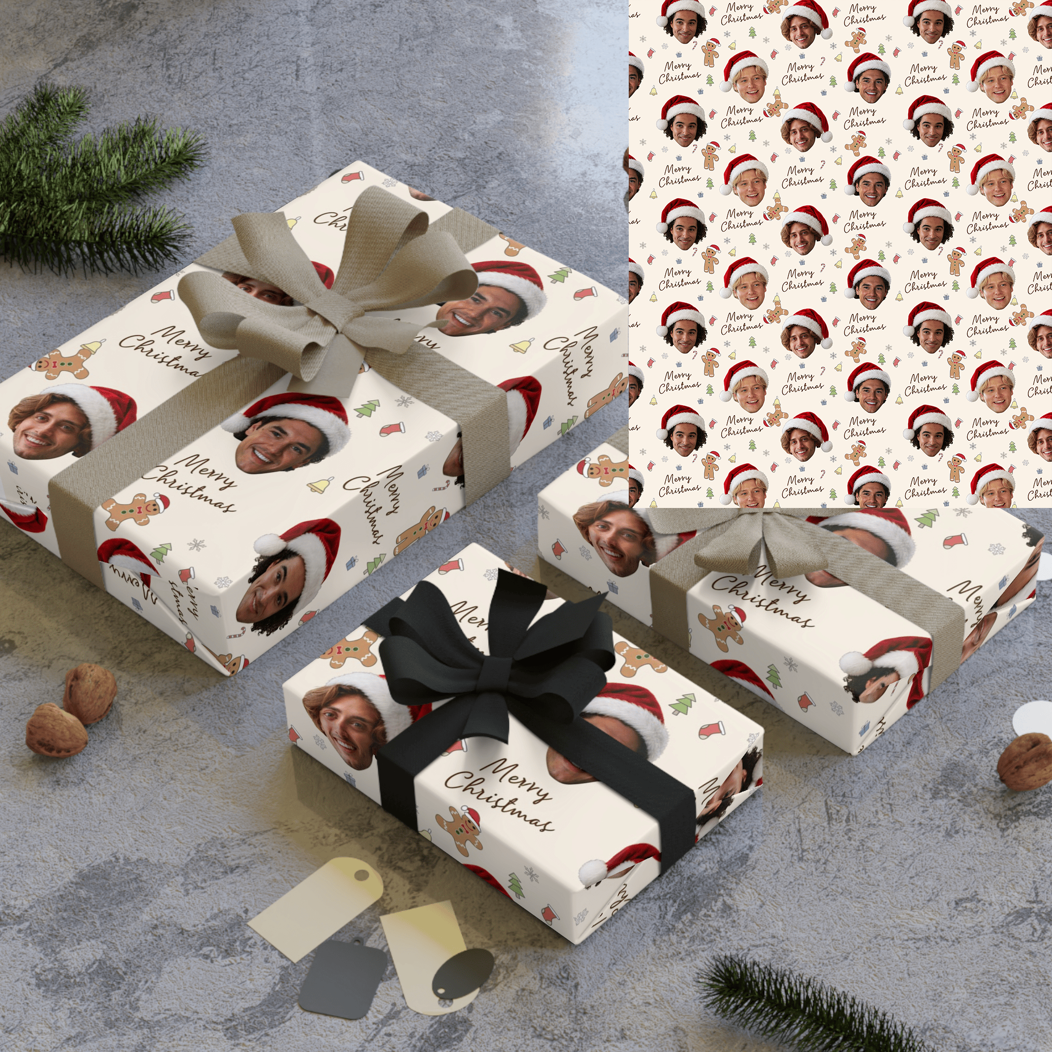 AT - Off Campus Christmas Matte Wrapping Paper