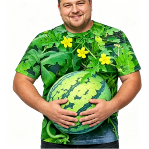 NS - Funny 3D Watermelon Print Graphic Shirt