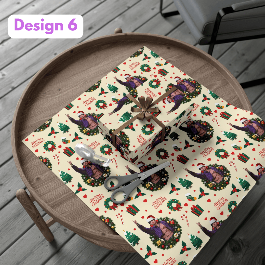 TT - Christmas Hot JungKook Matte Wrapping Papers - Image 7