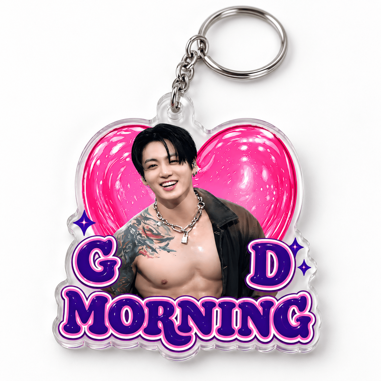 AT - Jungkook Goodmorning Keychain - Image 3