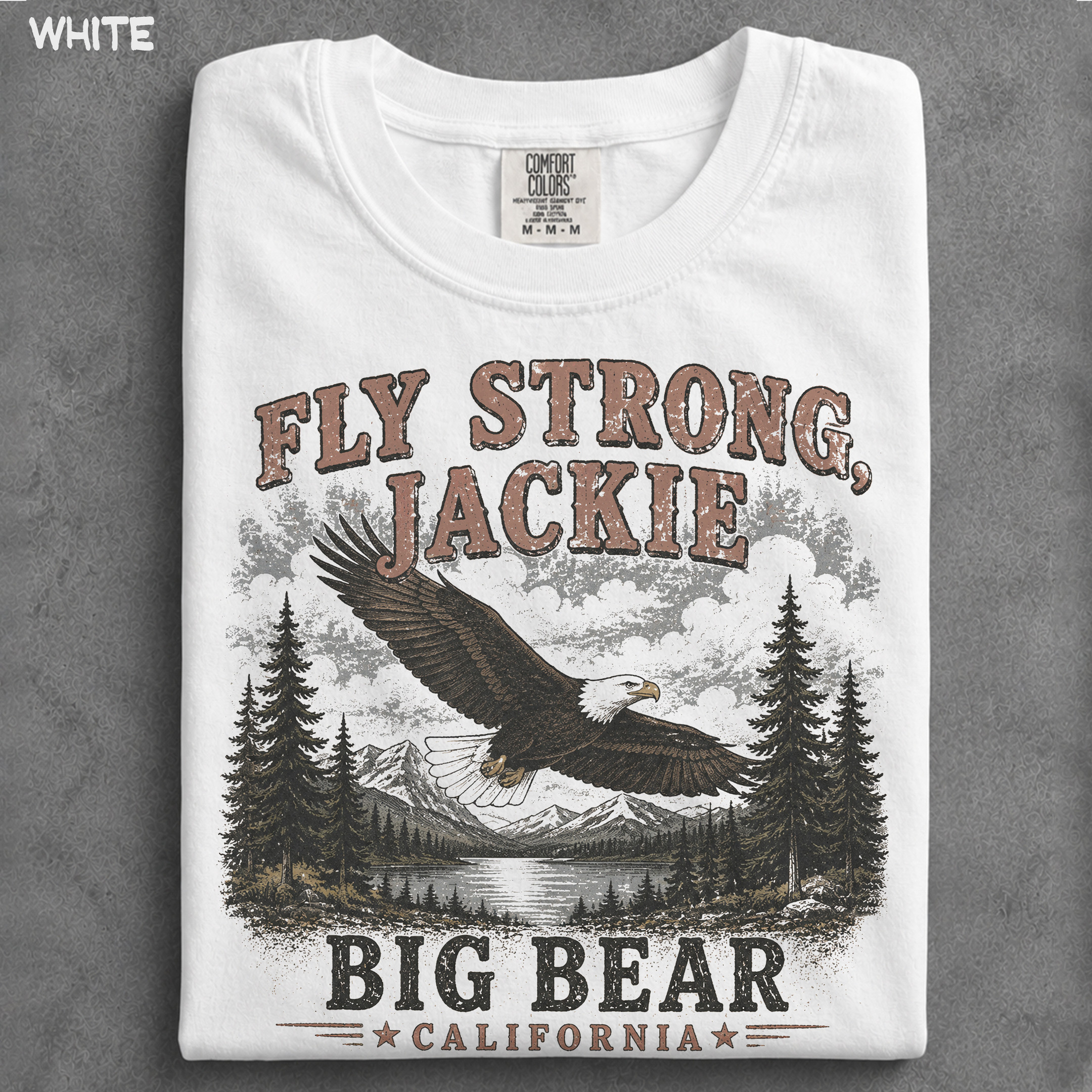 NA - Fly Strong Jackie Big Bear Eagle Jackie's Bald Eagle Shirt - Image 5