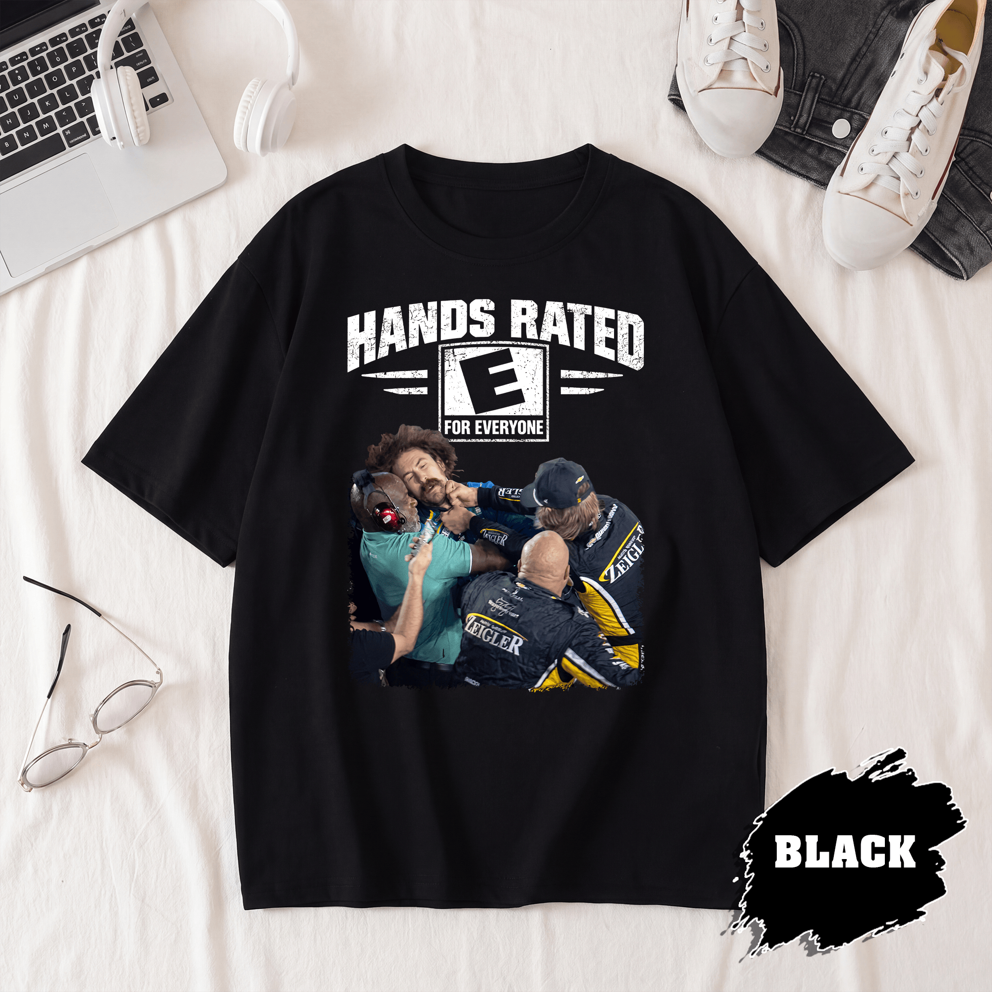 BN - Ryan Blaney vs Carson Hocevar Shirt, Racing Graphic Tee - Image 3