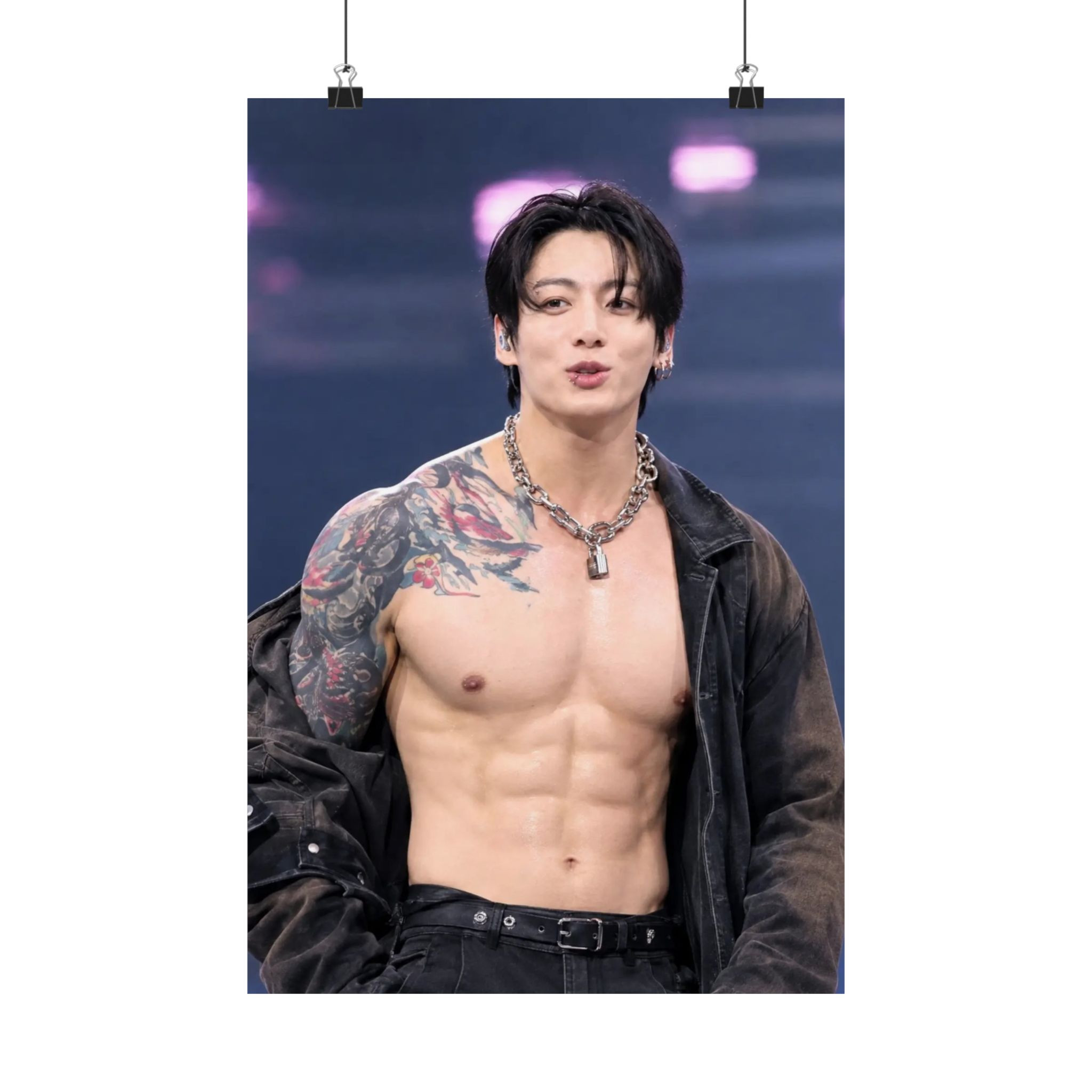 QK - Jungkook Body Poster Collection 9.5 Mil Premium Luster Photo Paper - Image 10
