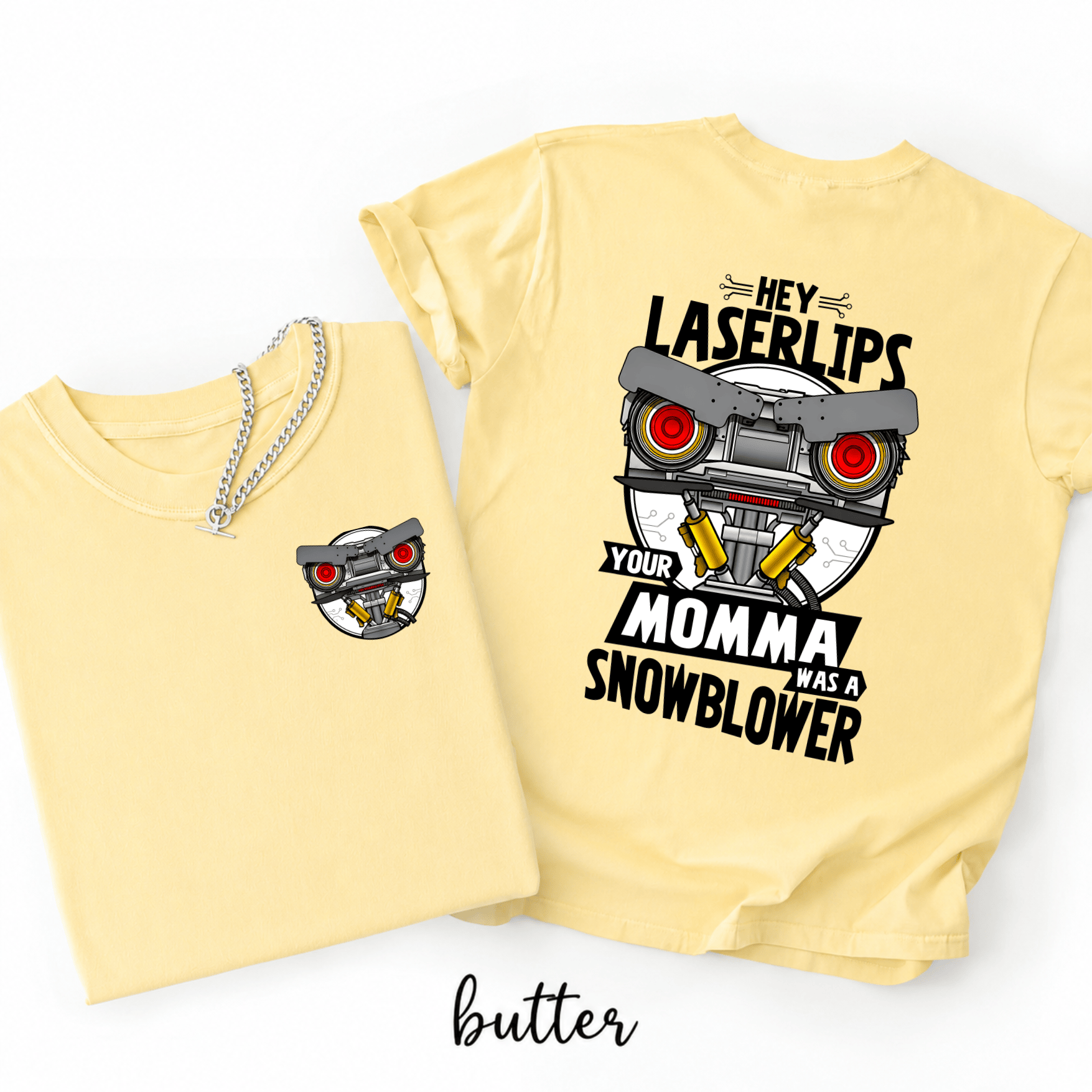 Joninie 5 Short Circuit Shirt, Hey Laser Lip Your Mama Shirts - Image 6