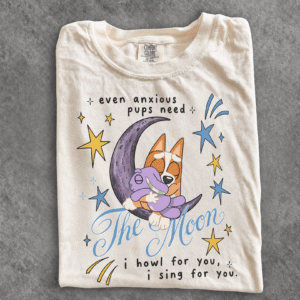 Bingo Even Anzious Pups Need The Moon, Obiter lyric shirts