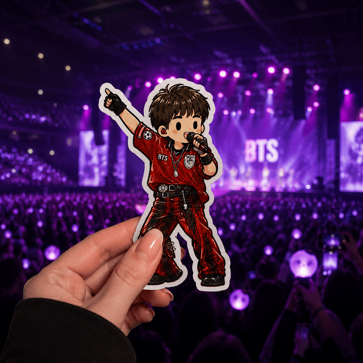 HN - J-Hope BTS Magnet/Stickers,Arirang World Tour Sticker - Fan Accessories - Image 4