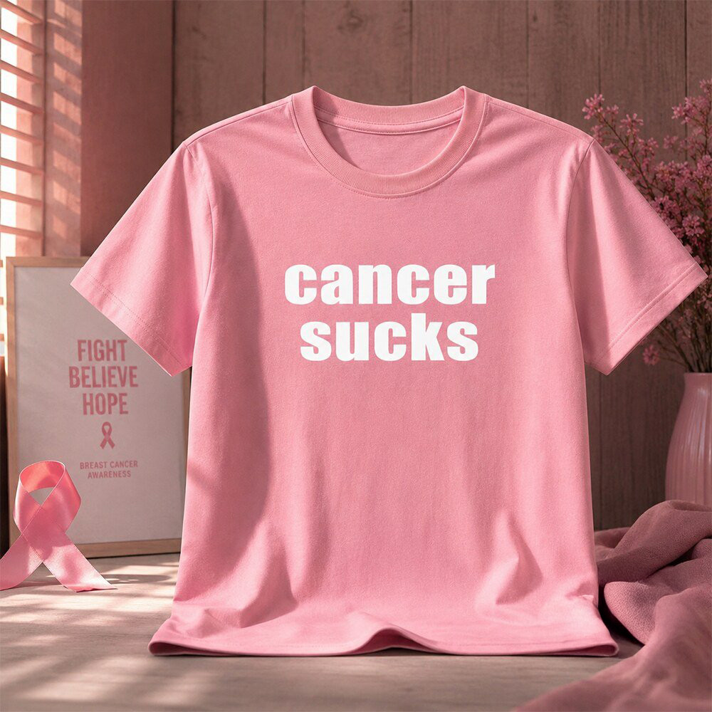 NN - Anya Taylor-joy Cancer Sucks BabyTee, LUCKY Movie Shirt - Image 3