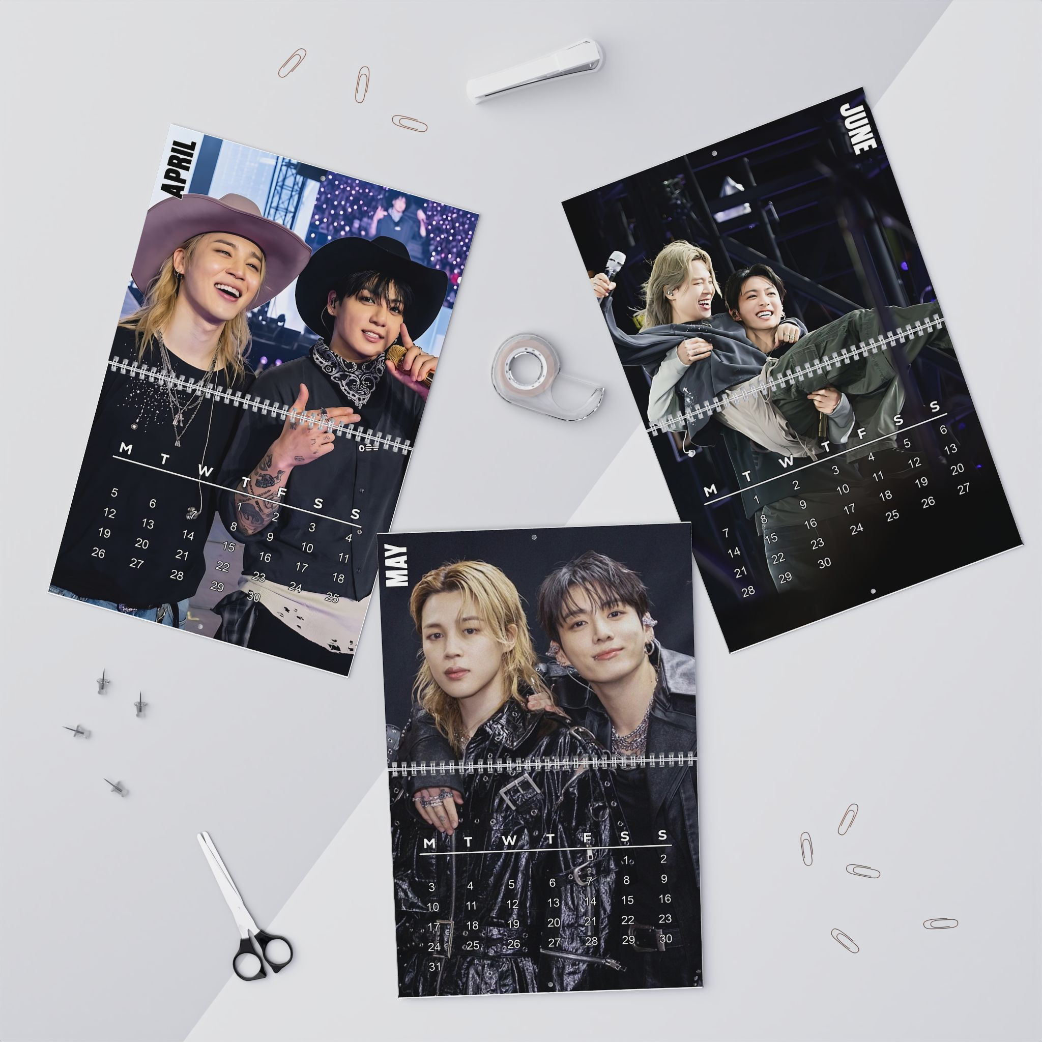 VL - Jungkook and Jimin 2027 Wall Calendar - Image 3