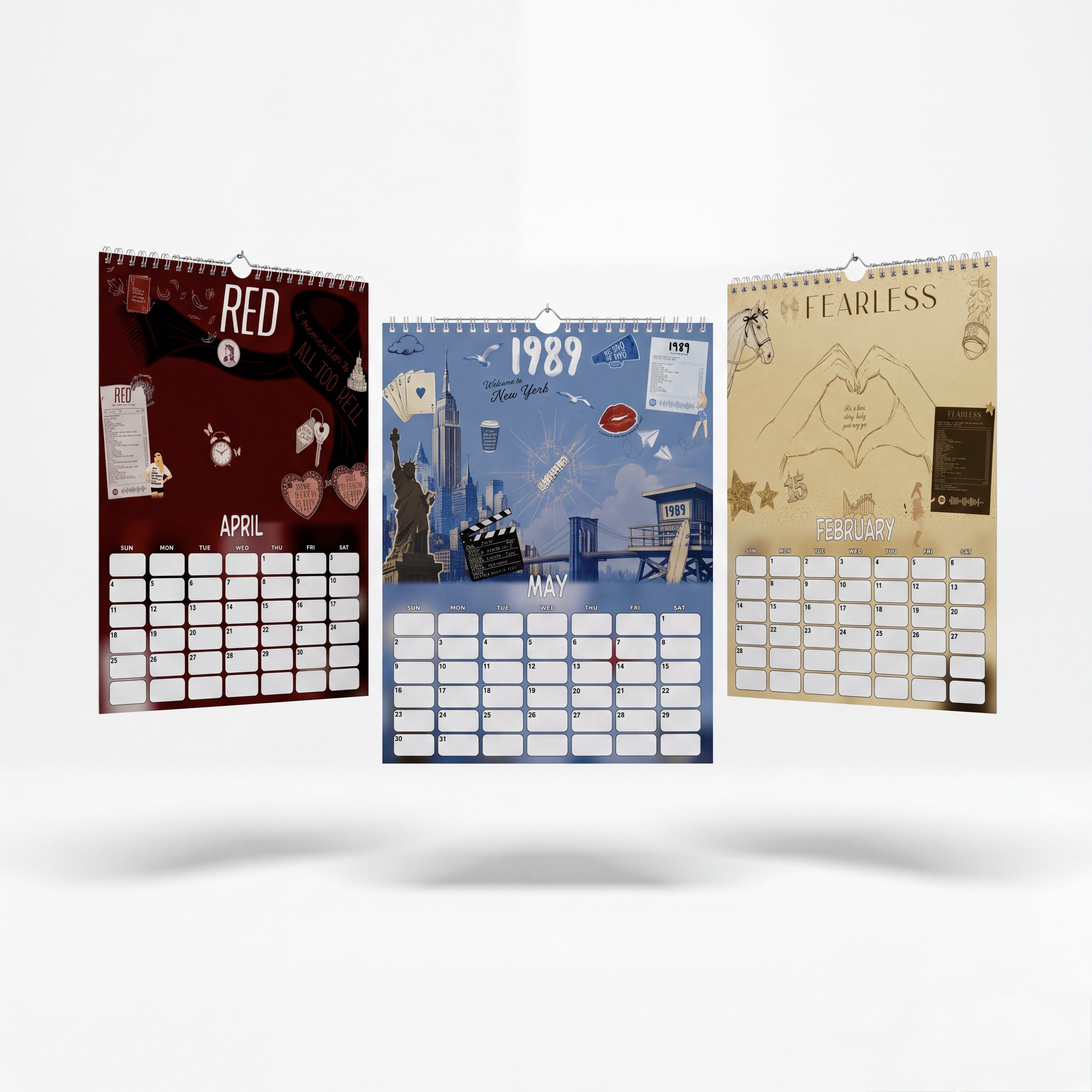 QK - A Year Of Swifties (Easter Eggs) 2027 Wall Calendar - Image 5