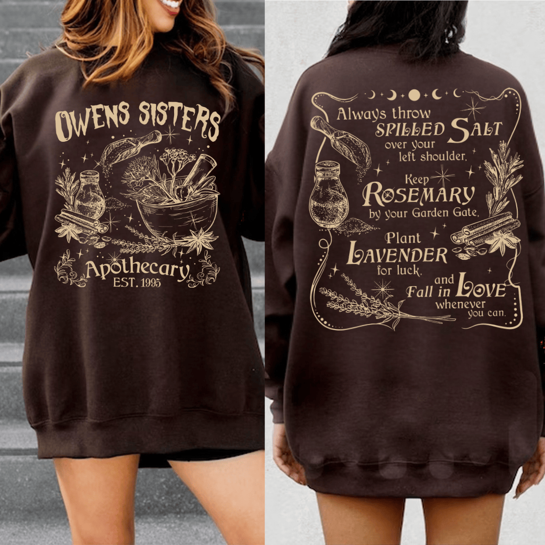 NN - Practical Magic Movie T-Shirt, Owens Sisters Apothecary Shirts