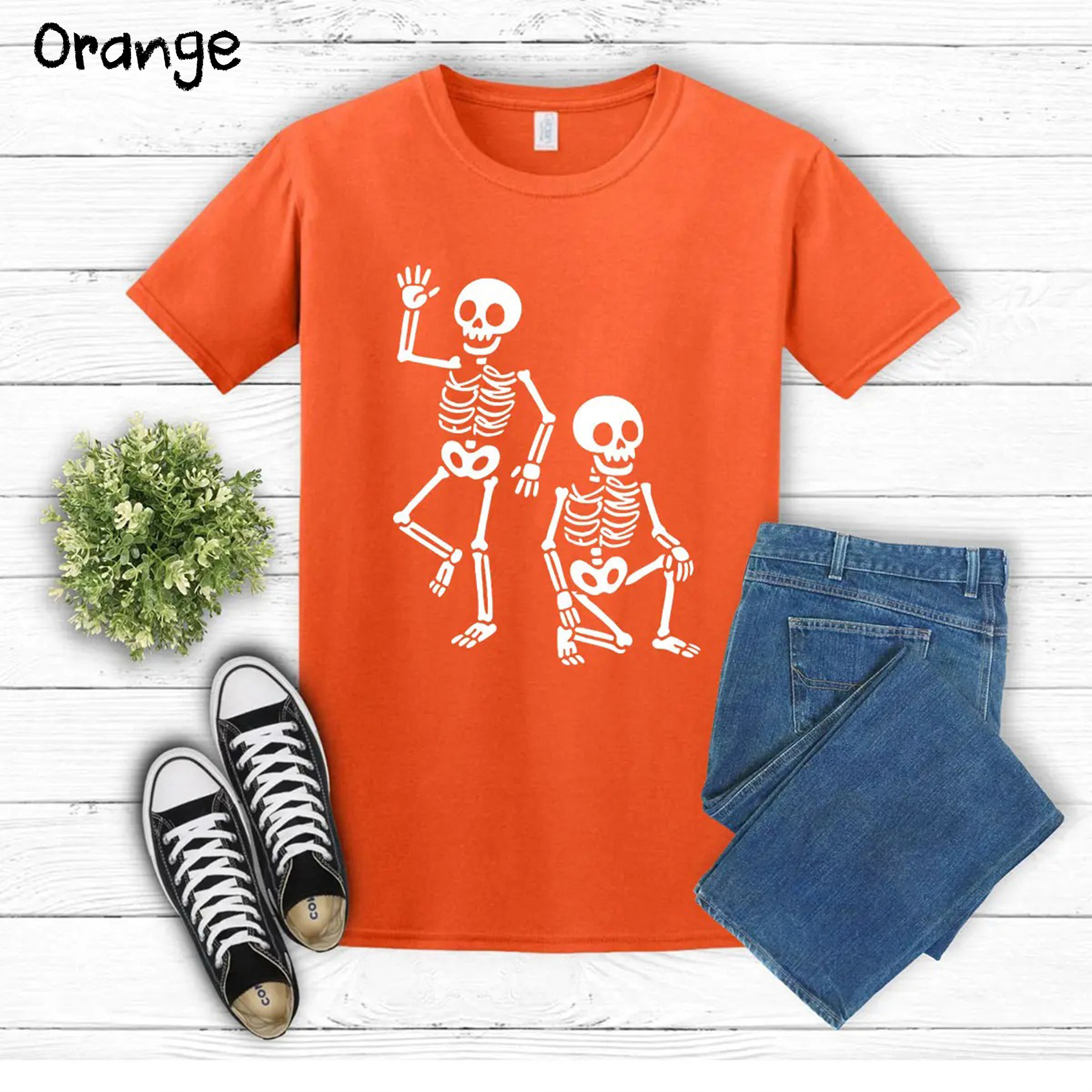 NA - Subtle Skeletons Fk Trump Halloween Shirt - Image 2