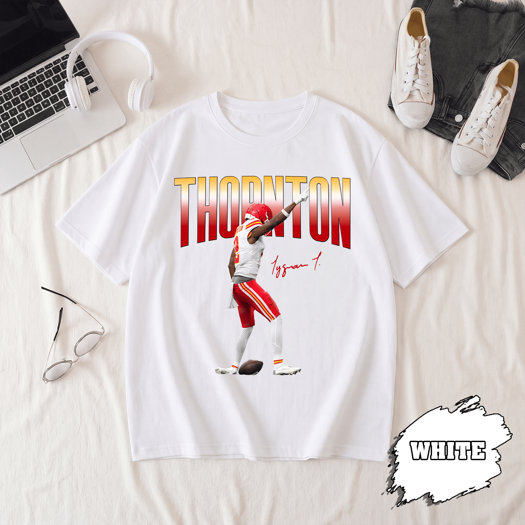 BN - Tyquan Thornton Shirt, Kansas City Football Tee