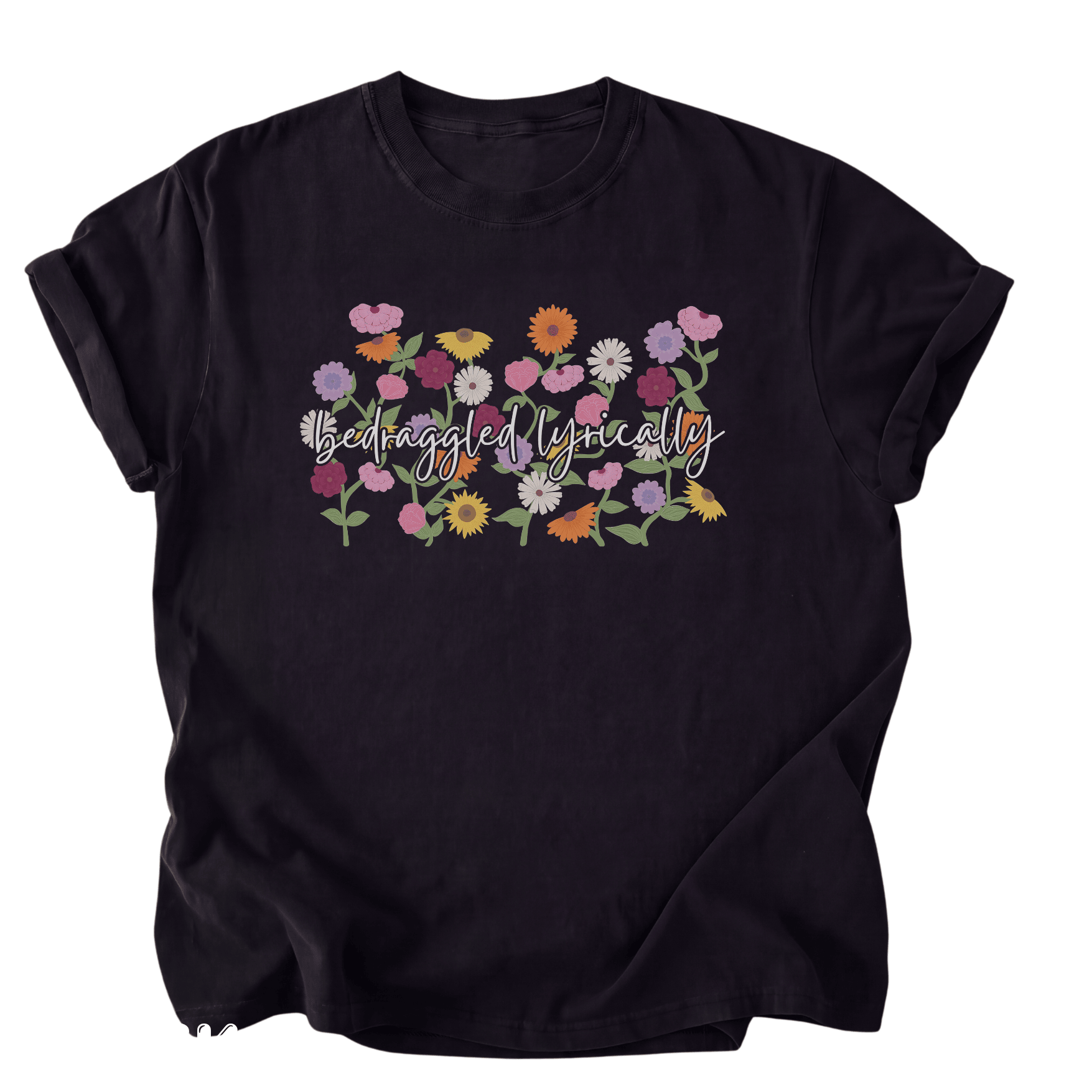 Eras Piano Bedraggled Lyrically Shirts: Minimalist Floral Music Fan Shirt - Image 4