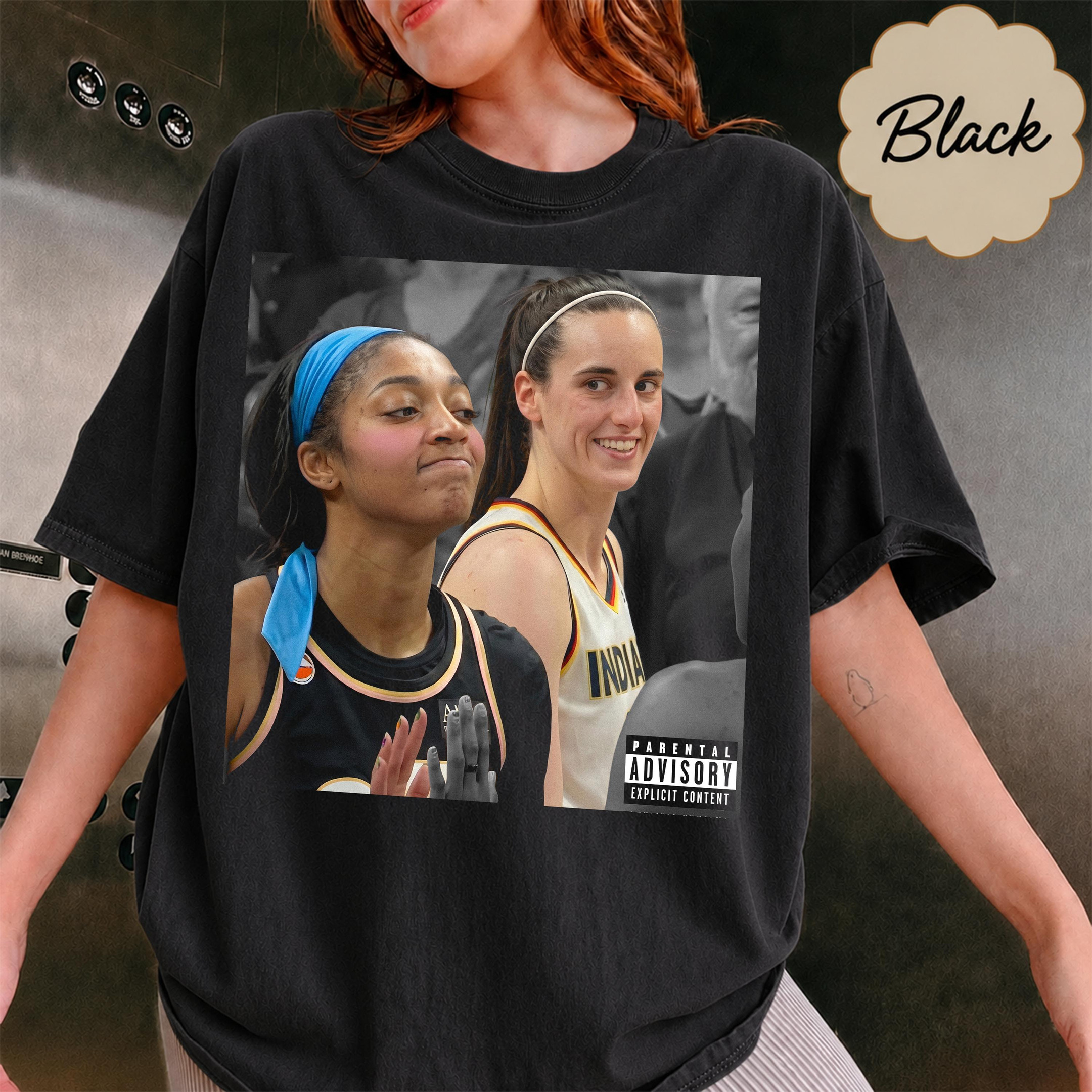 NA - Funny Fever Moment Angle Reese T-shirt - Image 2