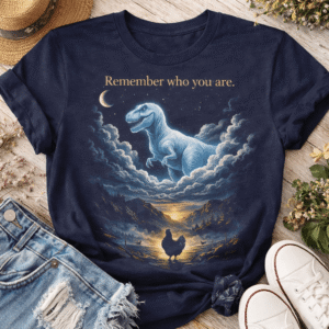 T-Rex Chicken Evolution Shirt | Remember Who You Are Graphic Shirts