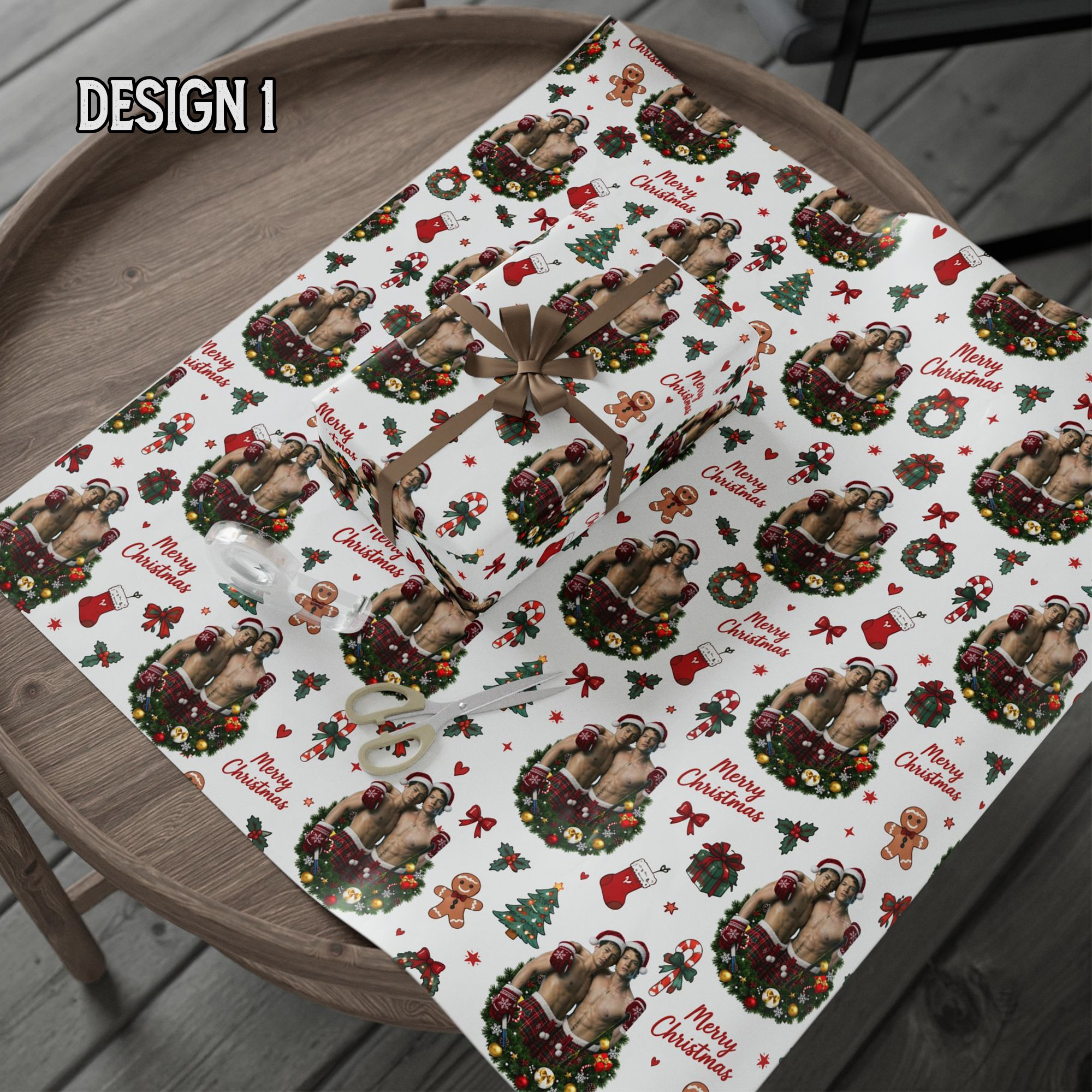 NA - Headted Rivalry Matte Wrapping Paper (LF) - Image 3