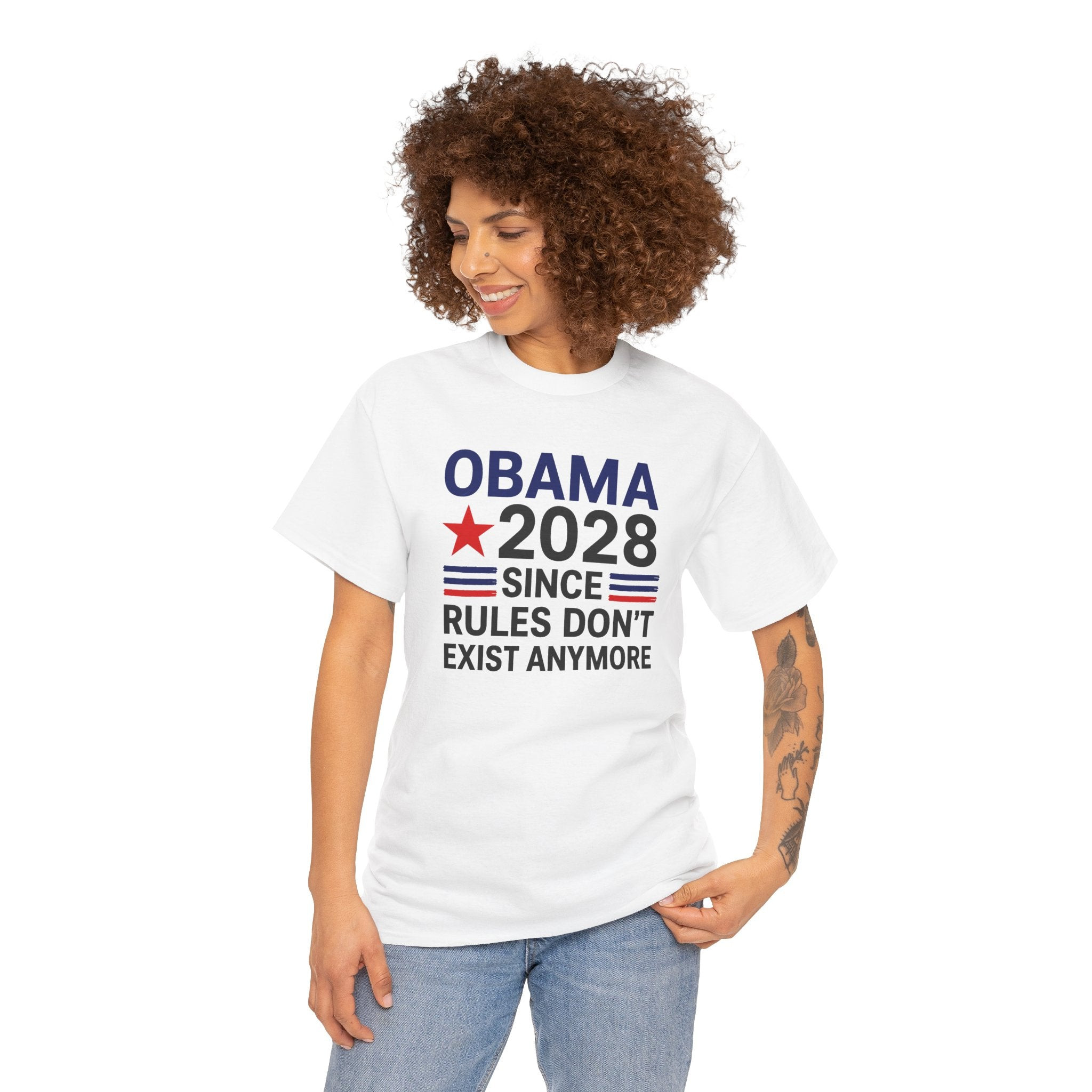 BN - Obama 2028 Since Rules Don't Exist Anymore Shirt - Image 4