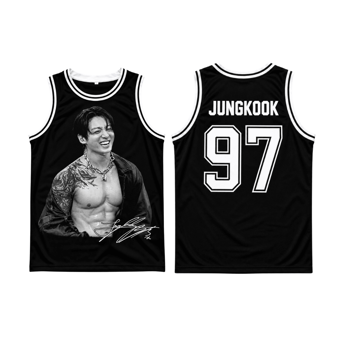 TT - Hot JUNGKOOK body Jersey Sport Tank Top - Image 4