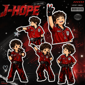 HN - J-Hope BTS Magnet/Stickers,Arirang World Tour Sticker - Fan Accessories