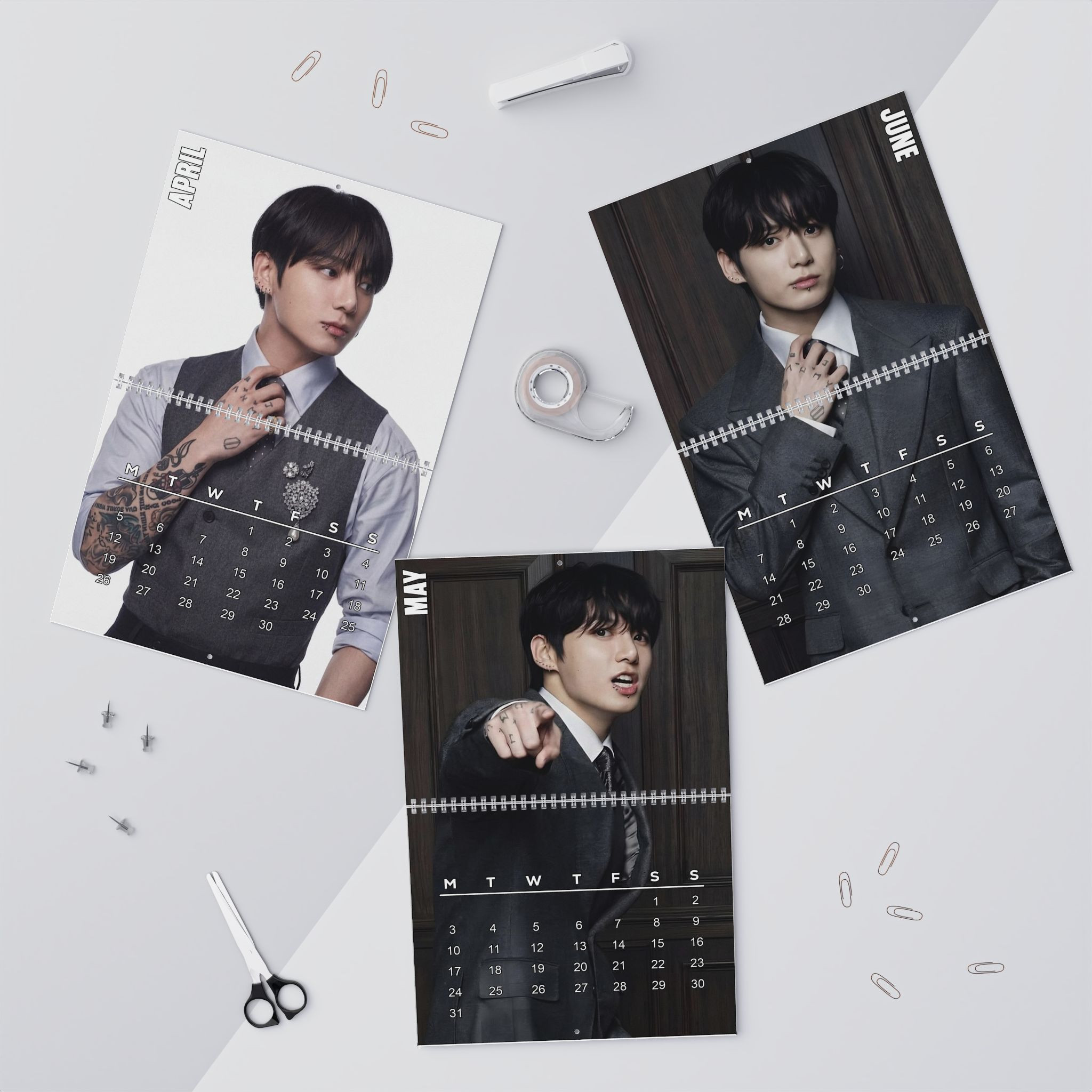 VL - 2027 A Year With Jungkook Wall Calendar - Image 3
