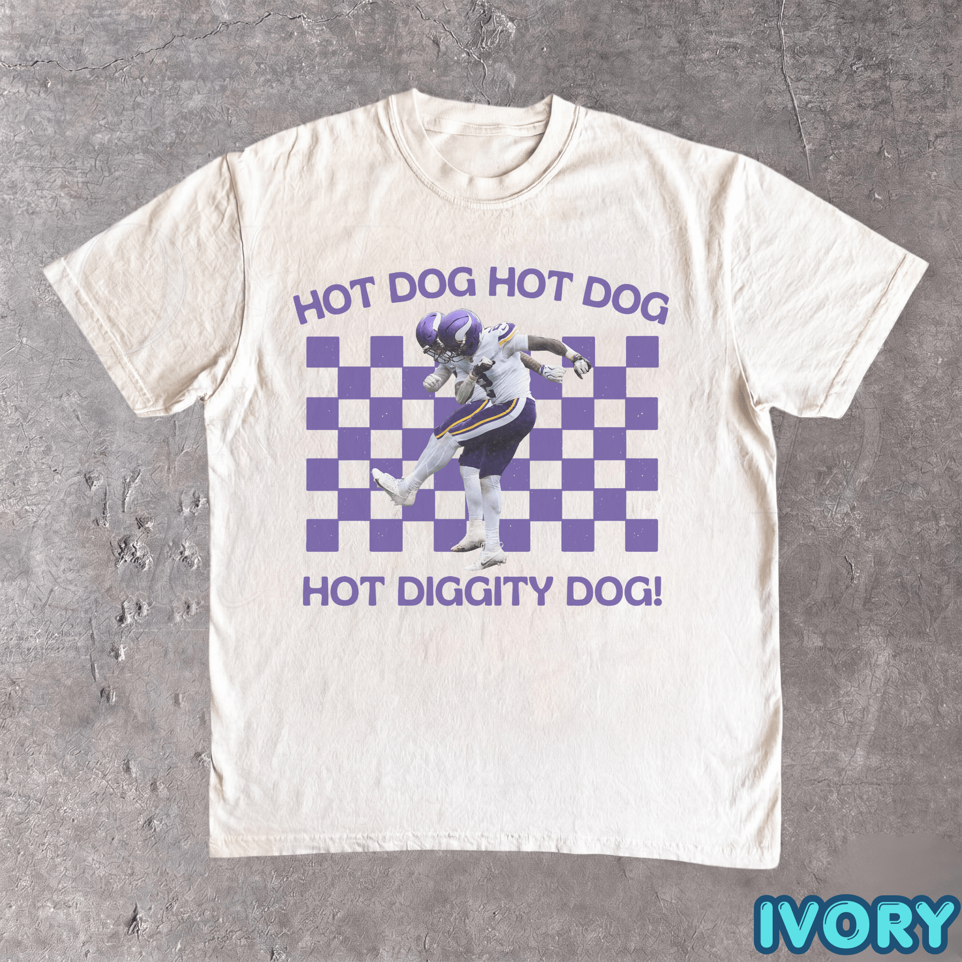 Vikings' Isaiah Rodgers Hot Dog Dance Shirt - Image 4