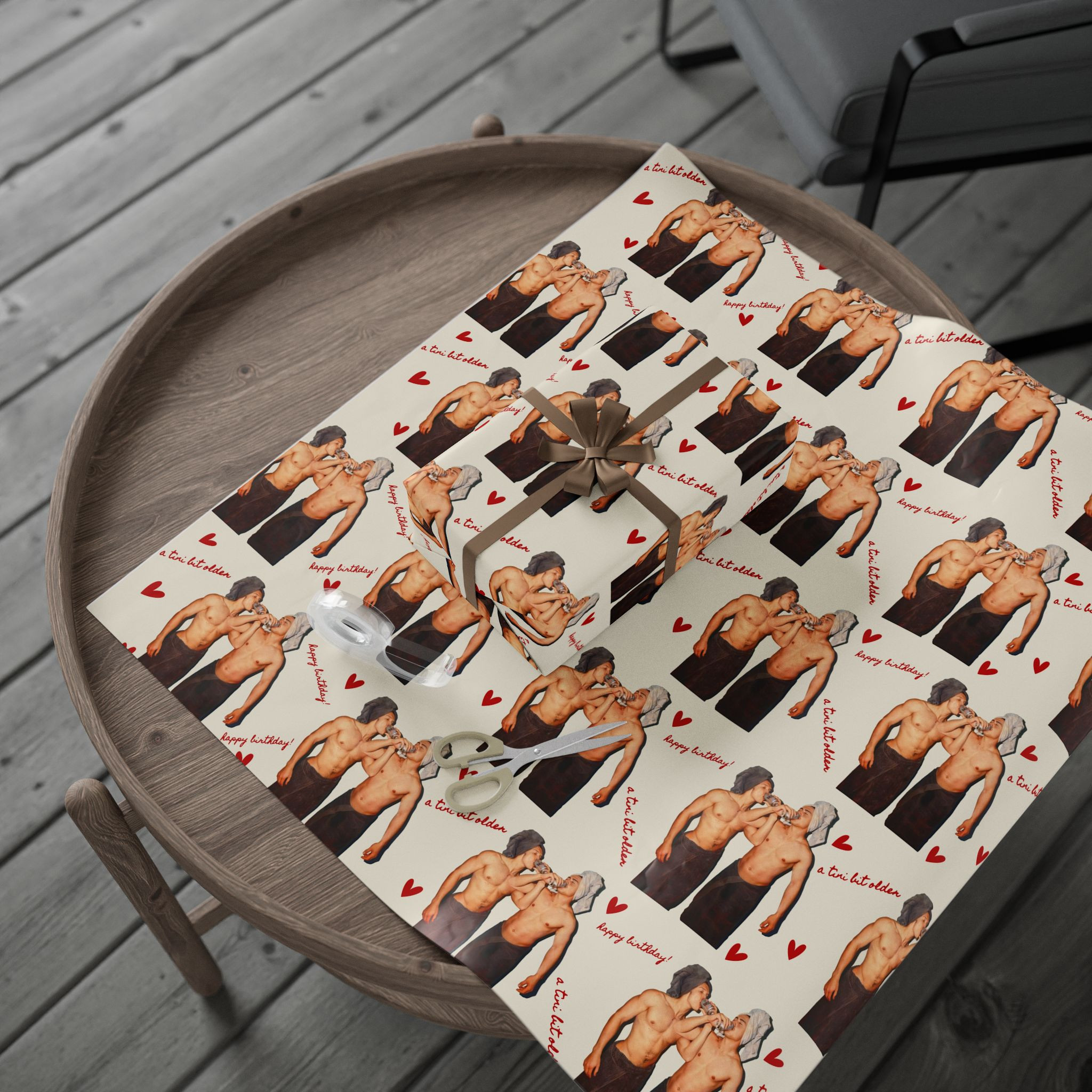 AT - Heated Rivalry Matte Wrapping Paper - Image 7