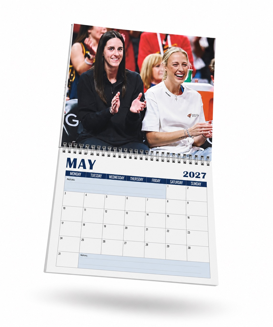 QK - Sophie Cunningham x Caitlin Clark Duo Wall Calendar - Image 2