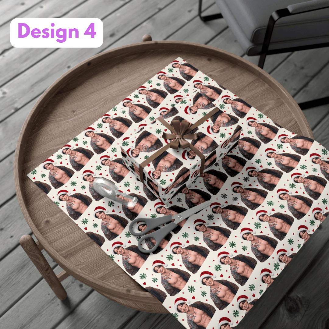 TT - Christmas Hot JungKook Matte Wrapping Papers - Image 5
