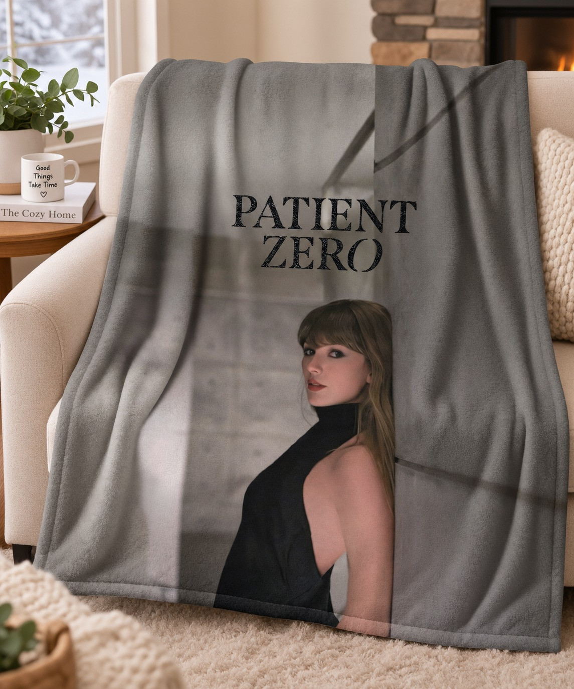 TT - Taylor Swift Patient Zero Fleece Blanket Gift For Swifties - Image 2