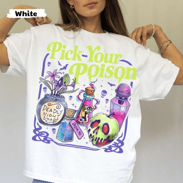 TA - Pick Your Poison Shirt Princess Halloween T-shirt - Image 2