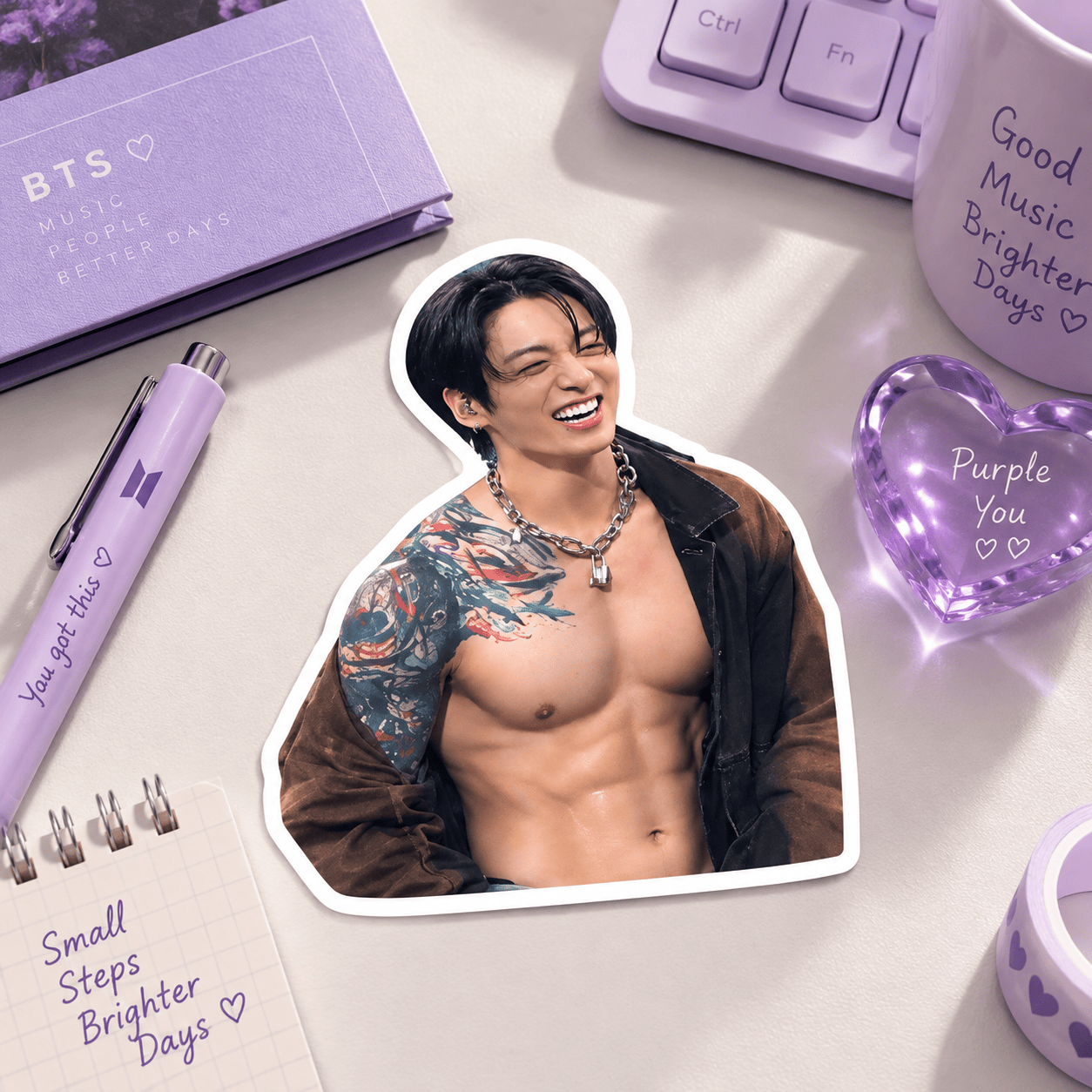 HN - Jungkook BTS Army Sticker/Magnet - Image 5