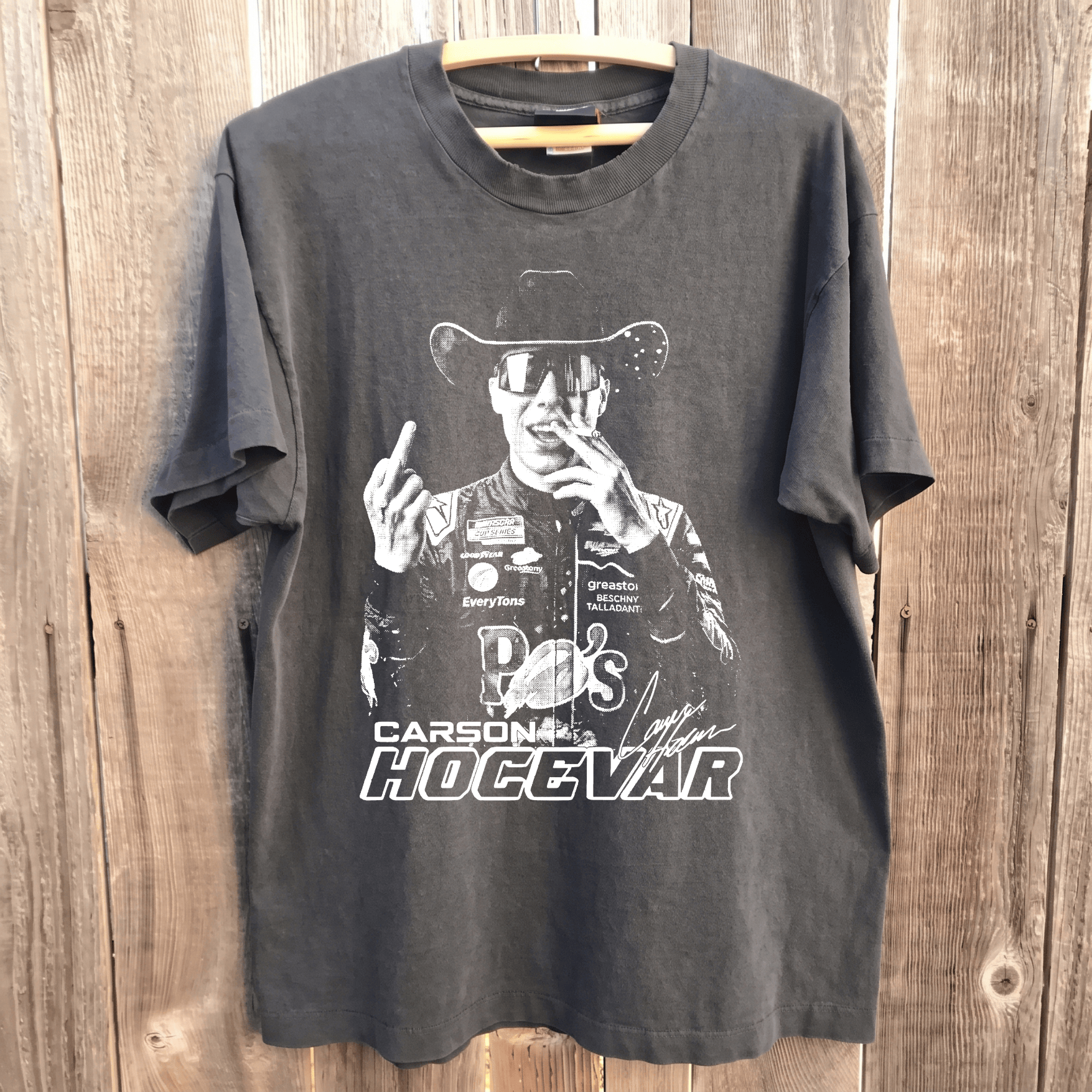 Funny Carson Hocevar Cowboy Graphic Tee