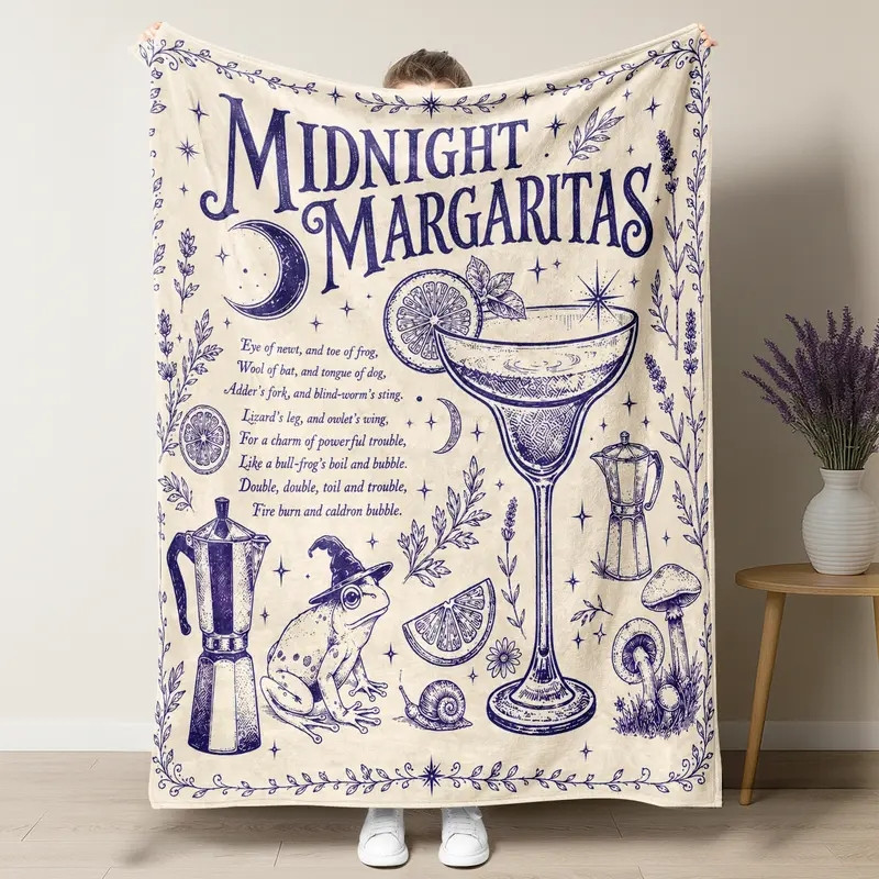 TT - Practical Magic Fleece Blanket, Soft Fleece, Owen’s Sisters Classic Retro Bedroom Decor
