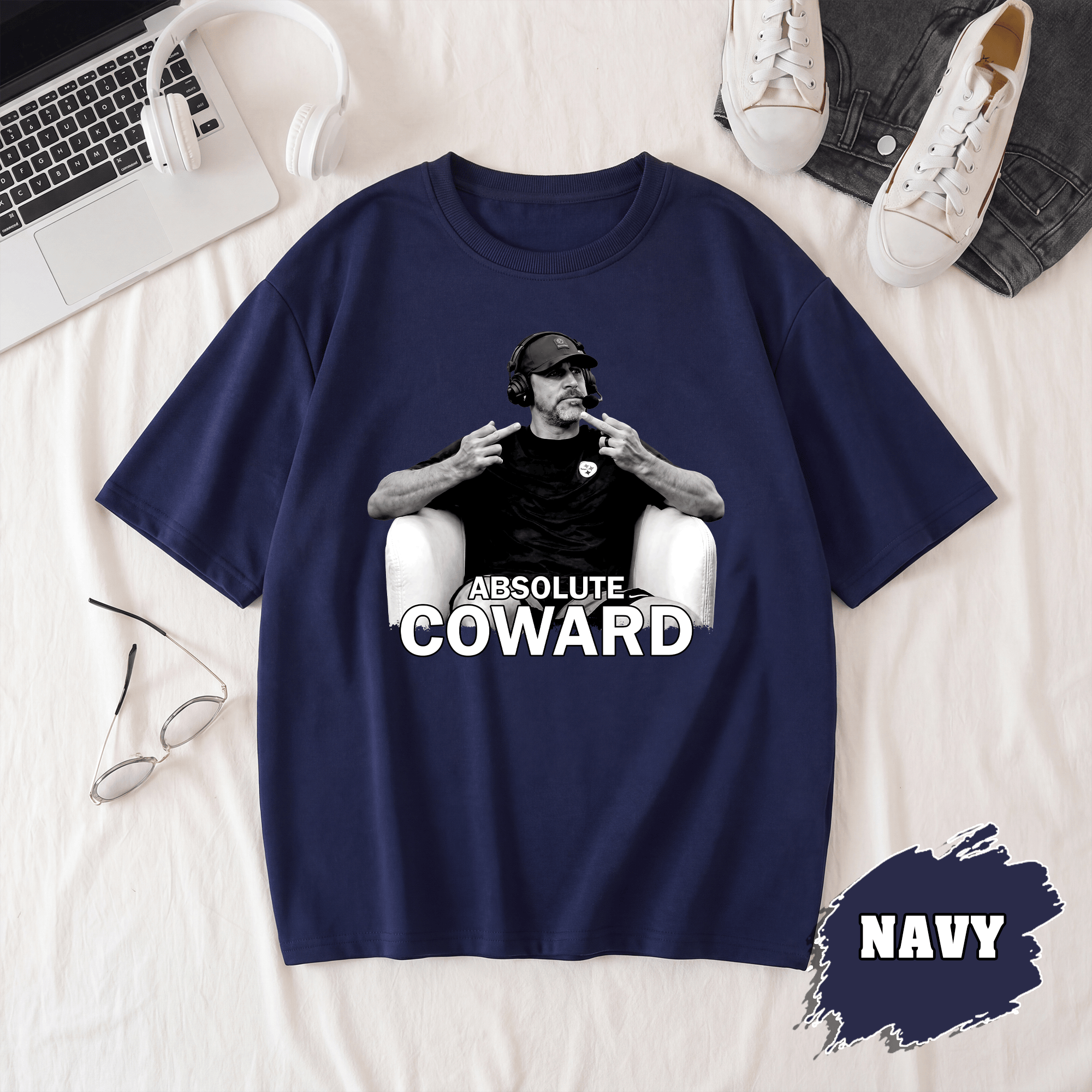 BN - Absolute Coward Aaron Rodgers T-Shirt - Image 4