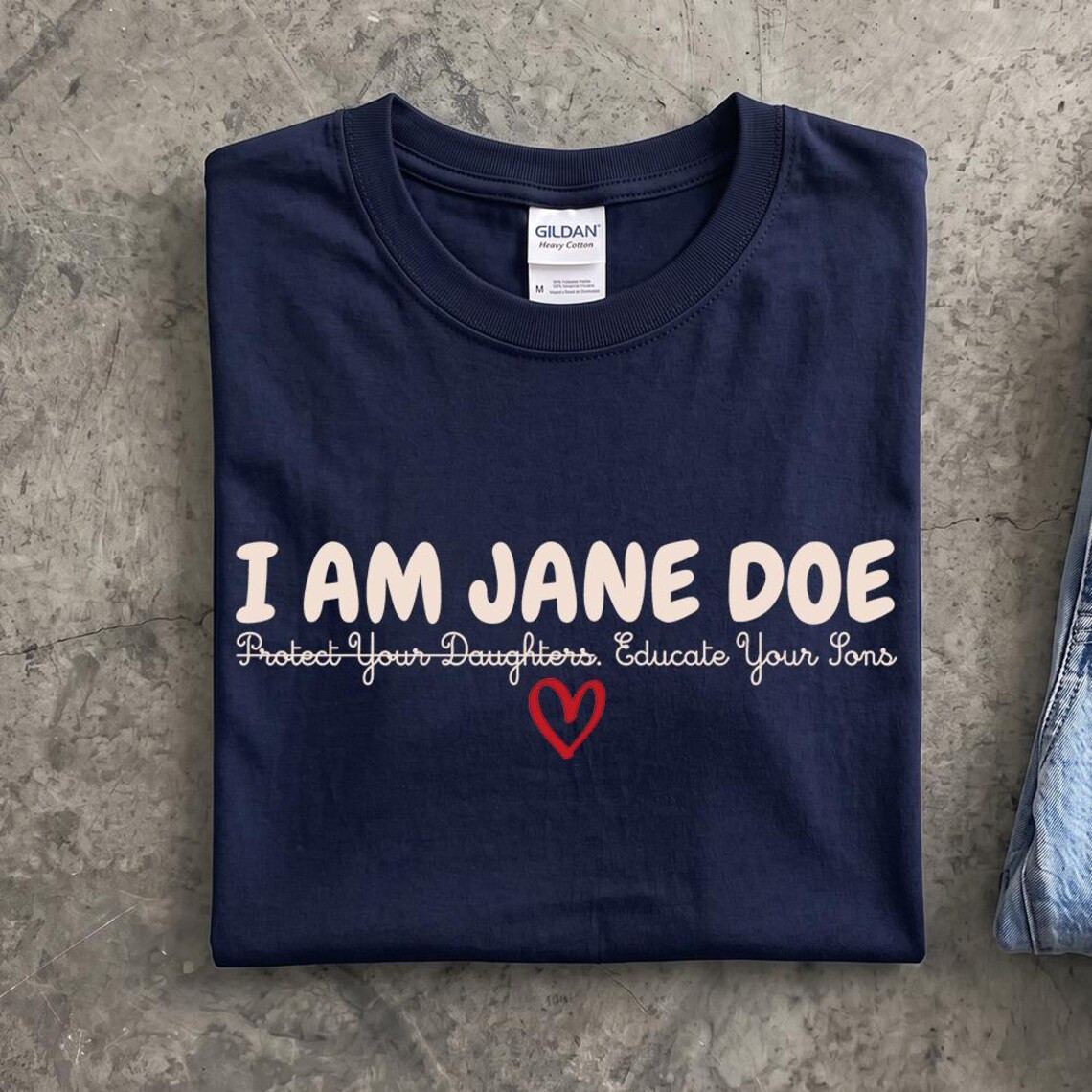 VL - I Am Jane Doe Women's Rights Shirt - Image 4
