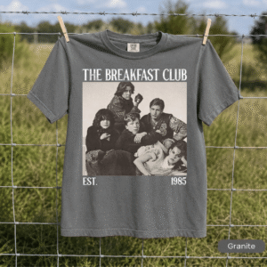 TT - The Breakfast Club Movie T-Shirt, EST 1985 Retro Film Shirt