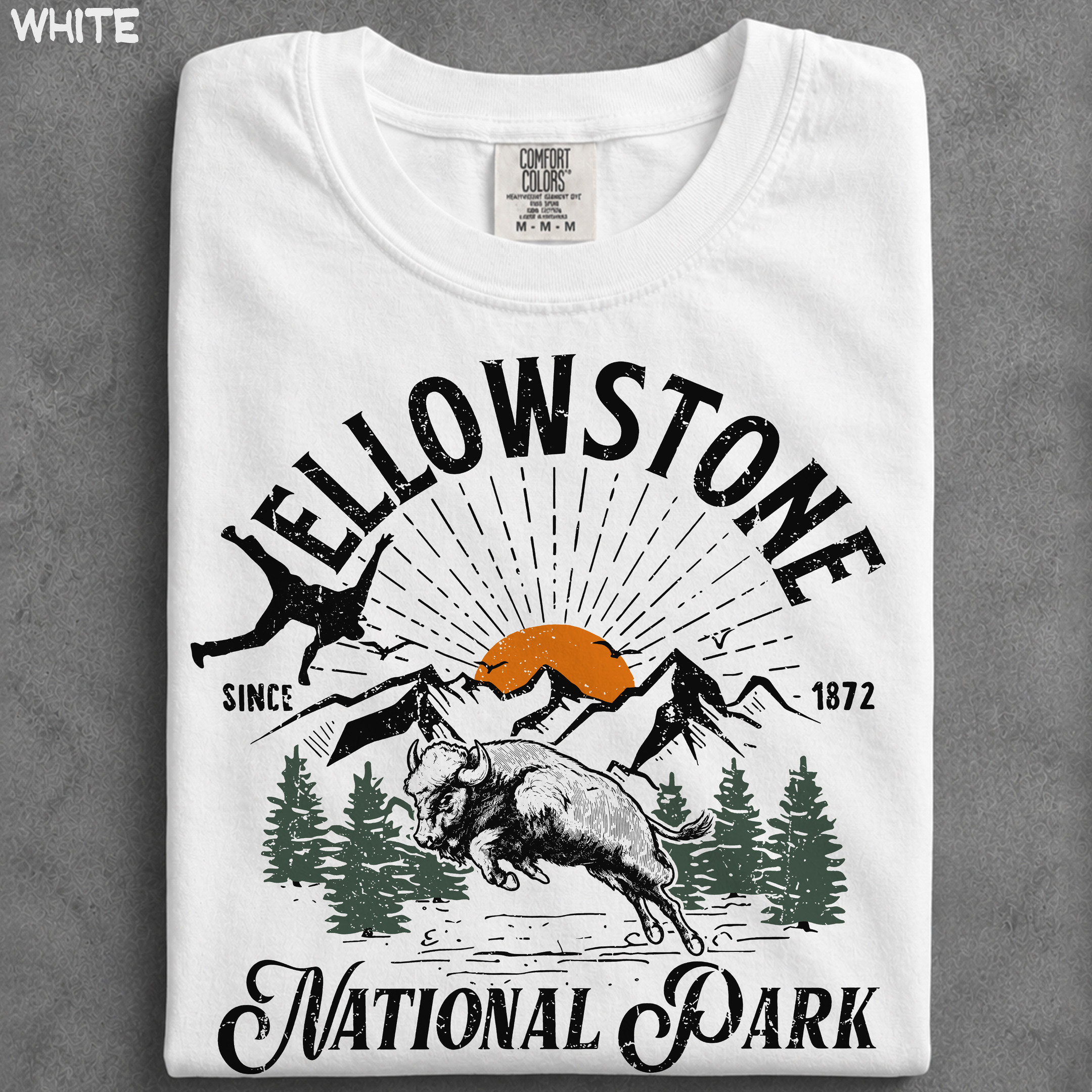 NA - Logo Bison Yellowstone National Park Shirts - Image 6