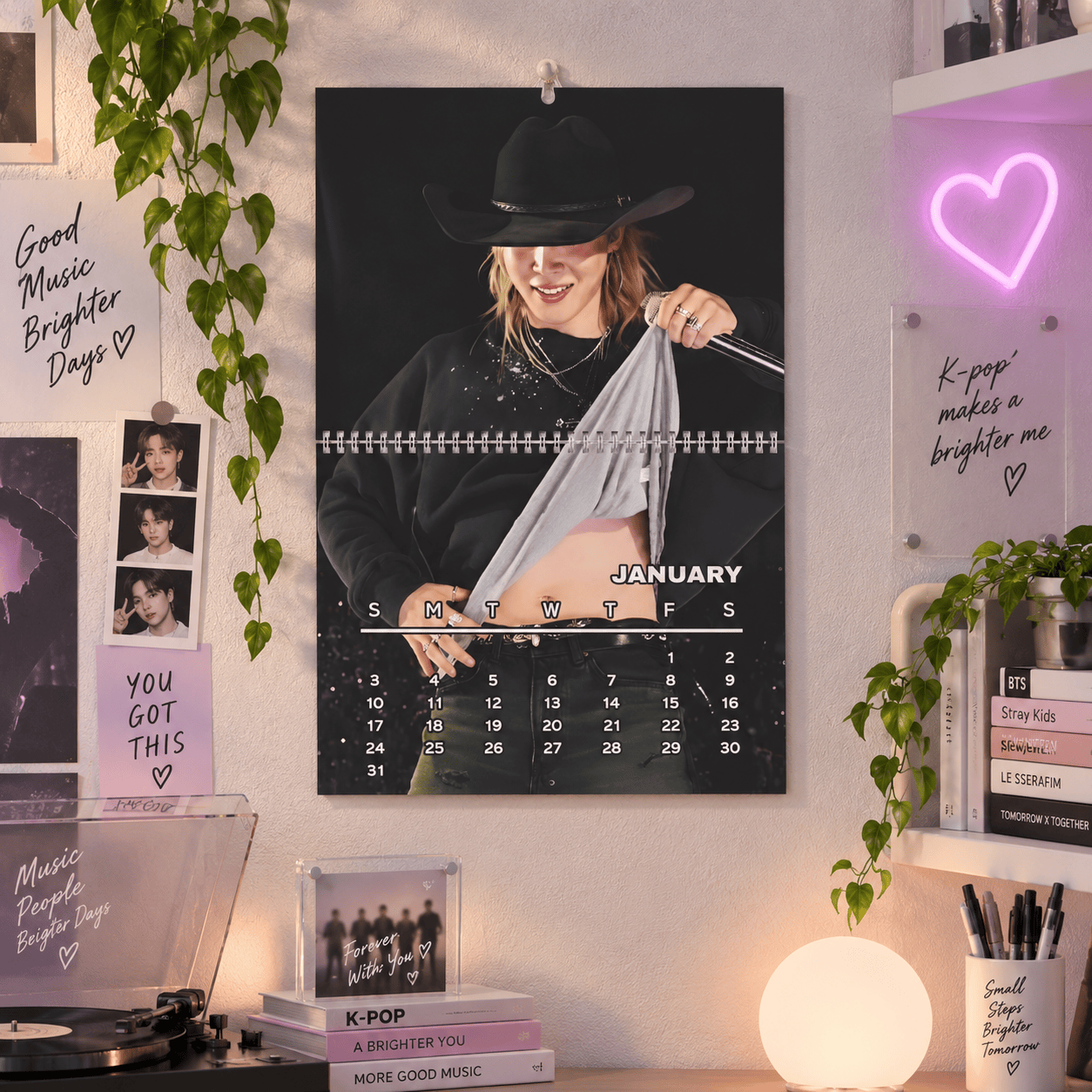 HN - Jimin BTS Body Kpop Wall Calendar - Image 5