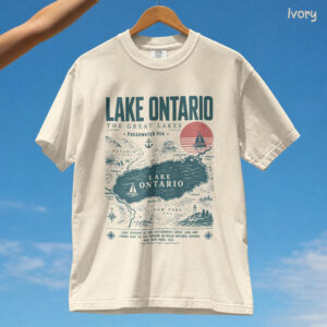NA - V1 Vintage Lake Ontario The Great Lakes Shirt