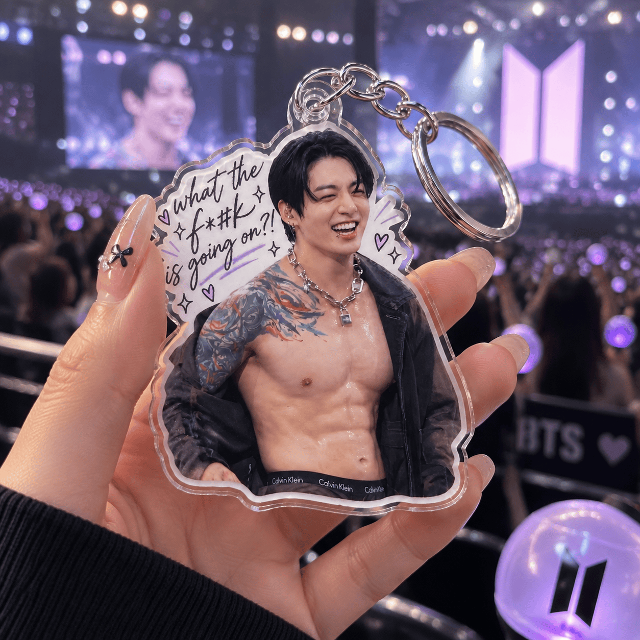 AT - Jungkook JK BTS Army Keychain