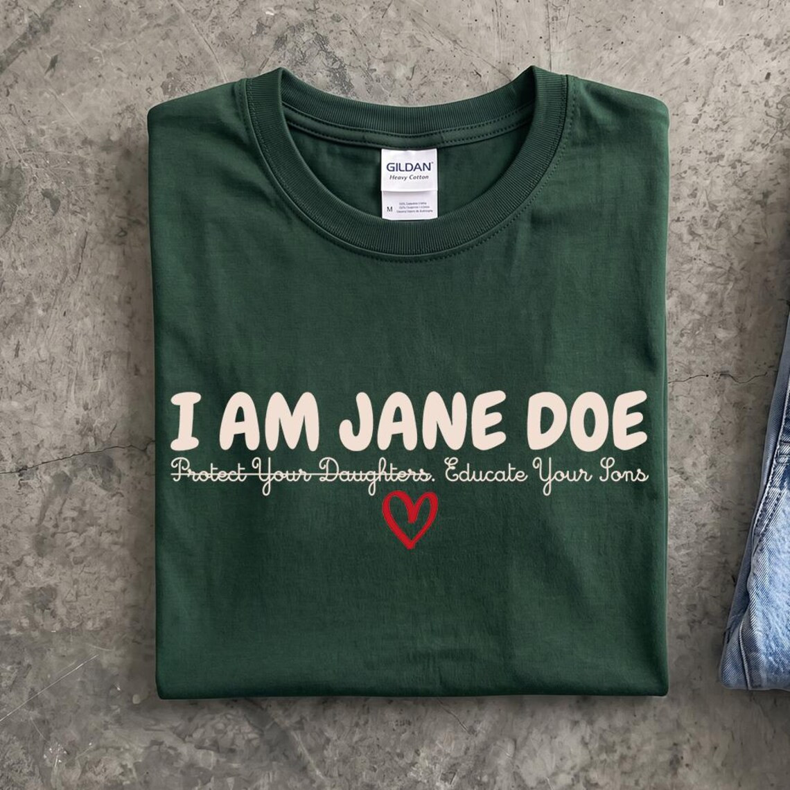 VL - I Am Jane Doe Women's Rights Shirt - Image 5